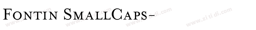 Fontin SmallCaps字体转换 Fontin SmallCaps字体转换